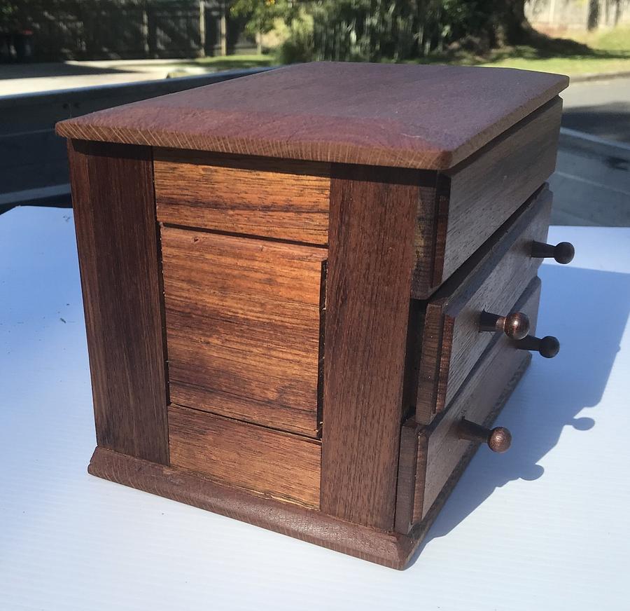 Tasmanian Blackwood and Silky Oak Jewelery Box