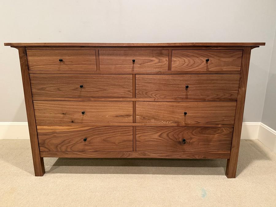 Walnut dresser