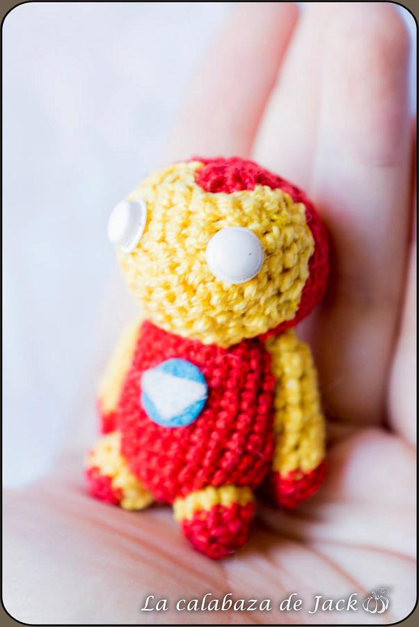 Iron Man Amigurumi - Marvel - La Calabaza de Jack