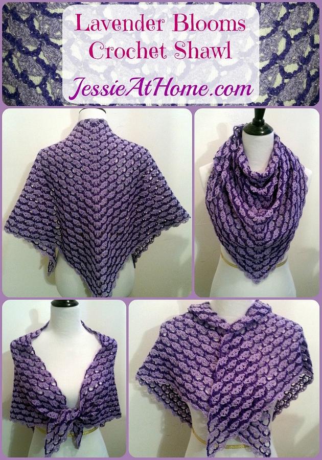 Lavender Blooms Shawl