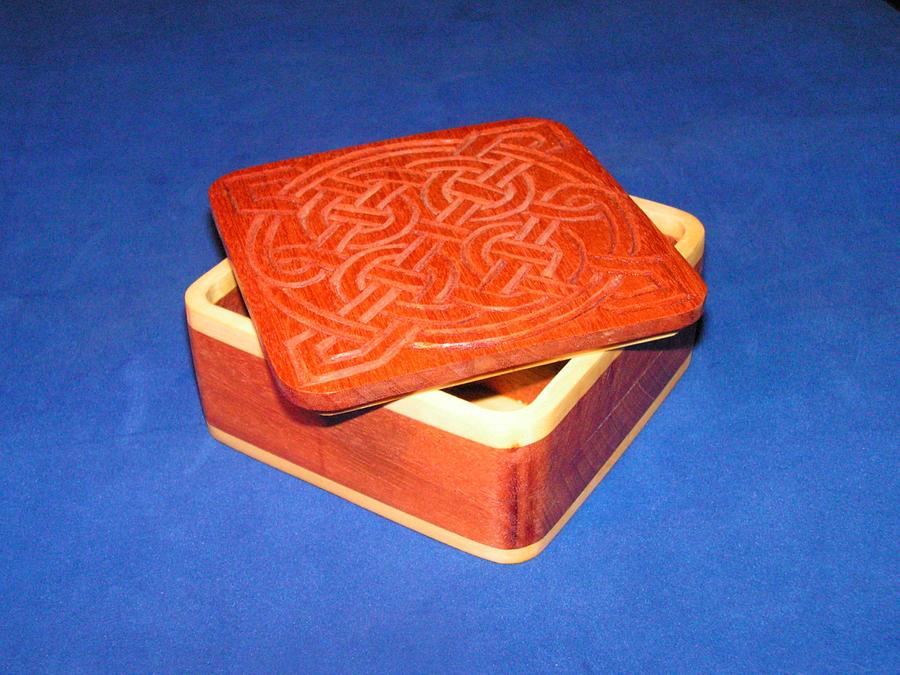 Chip Carved Celtic Box