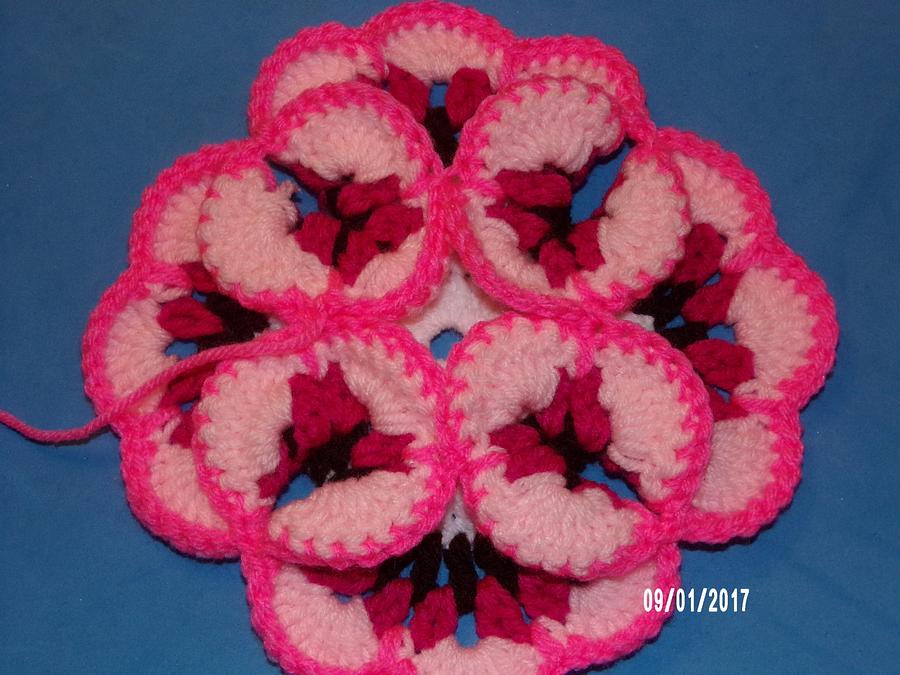 3-D Flower Square