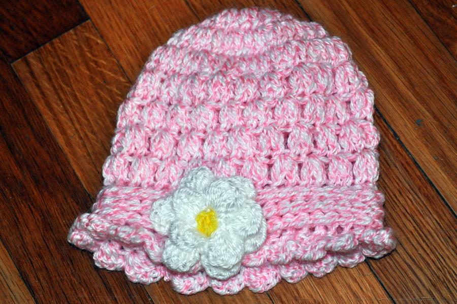 Pink Cloche with Flower