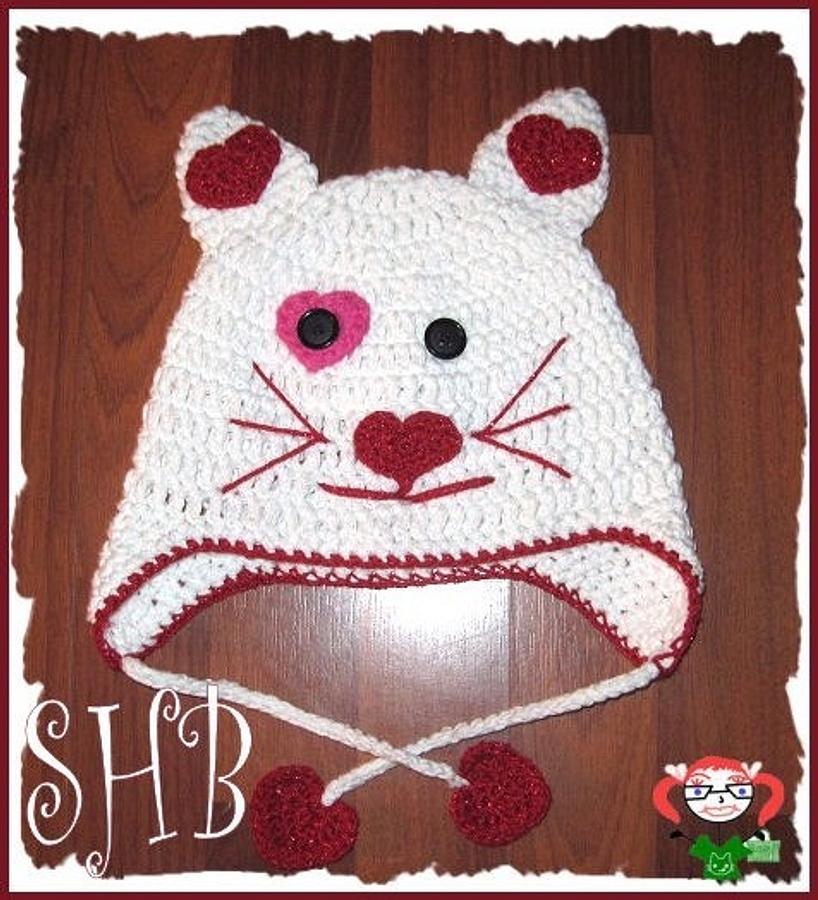 Lovely Kitty Crochet Hat