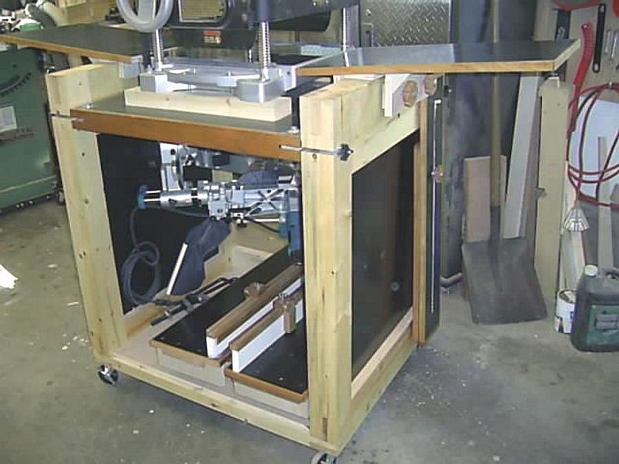 rotating planer/mitersaw stand