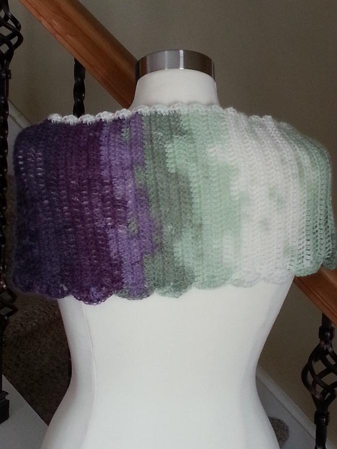 Lavender Sachet Shawlette