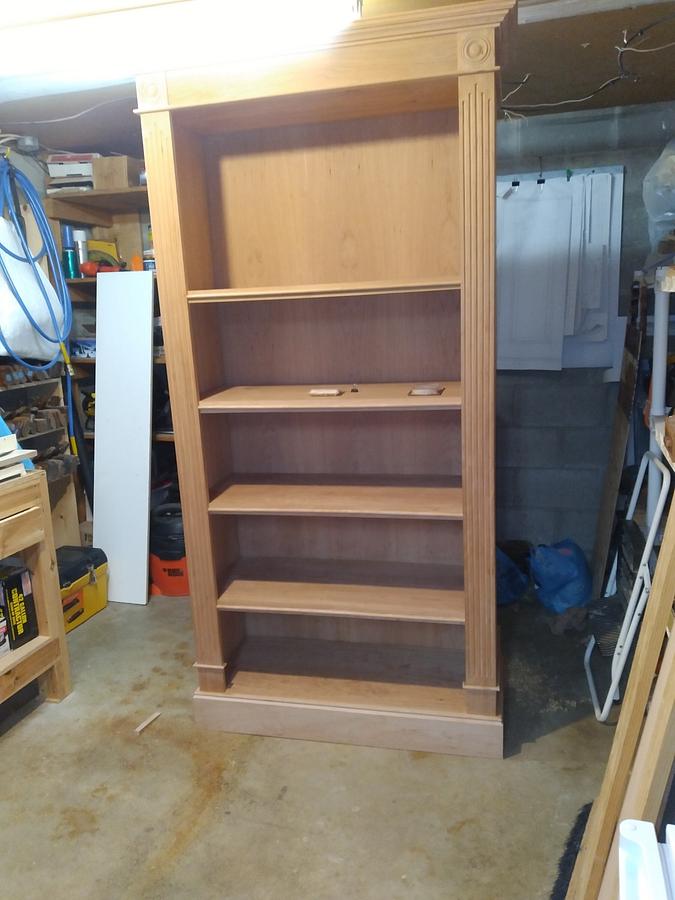 My grandson's book cabinet.