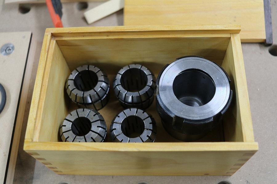 Lathe Collet Chuck Box.  