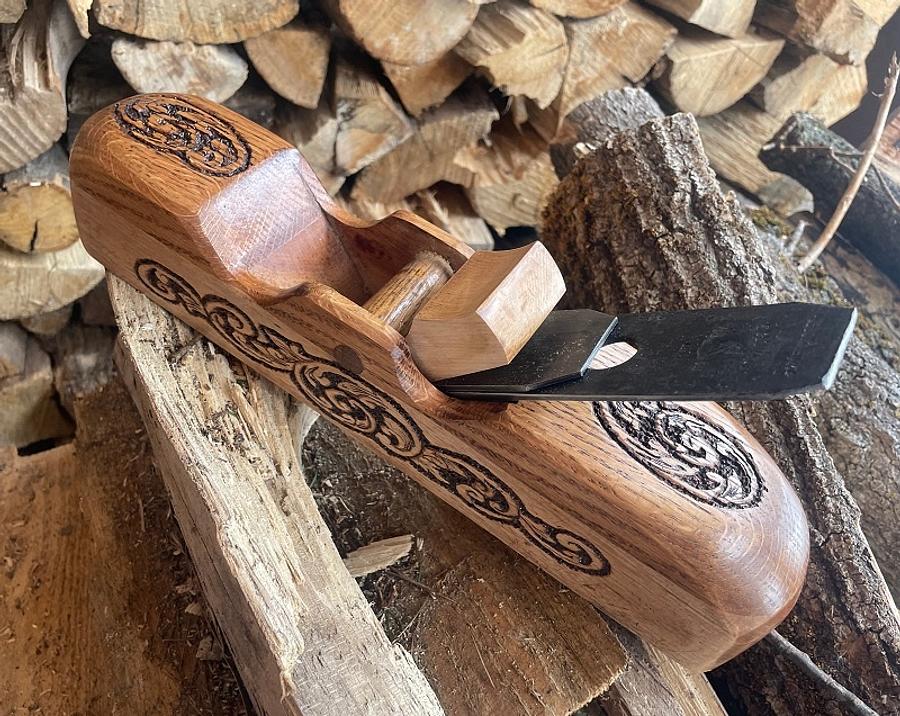 Carving Scrollwork on the Krenov Style Hand Plane