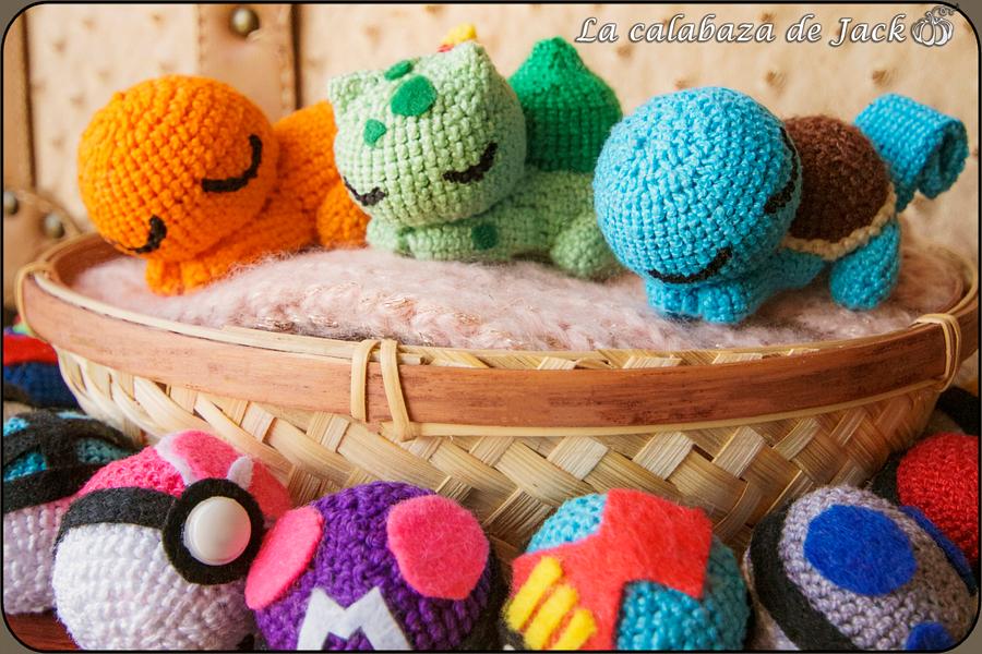 Sleepy Pokemons Amigurumis - Pokemon - La Calabaza de Jack