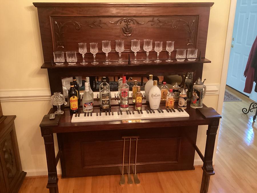 Old Upright Piano Bar