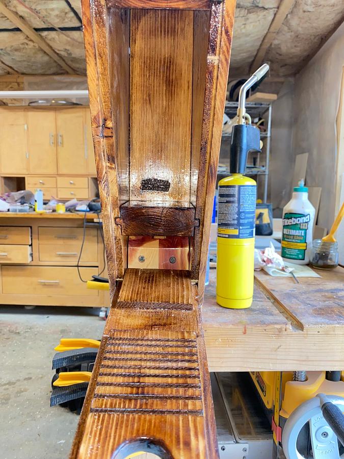 Two Bluebird Houses in Pine