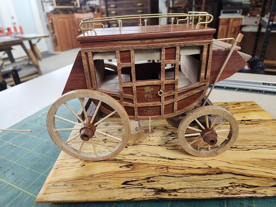 Stage coach, farm wagon