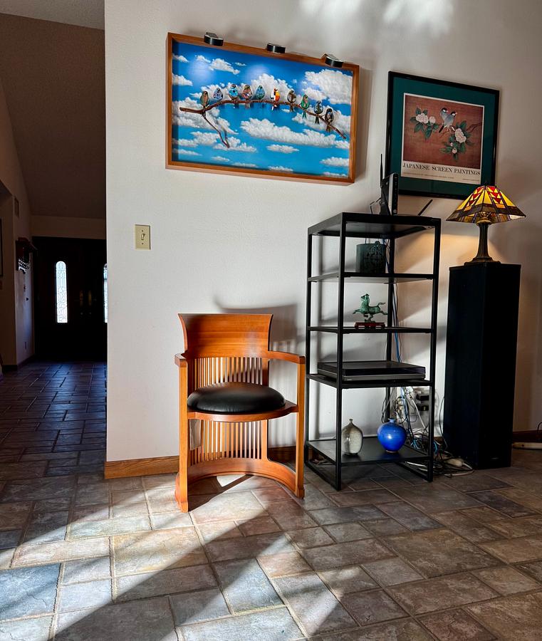 Leather seat replacement for Frank Lloyd Wrights Barrel Chair