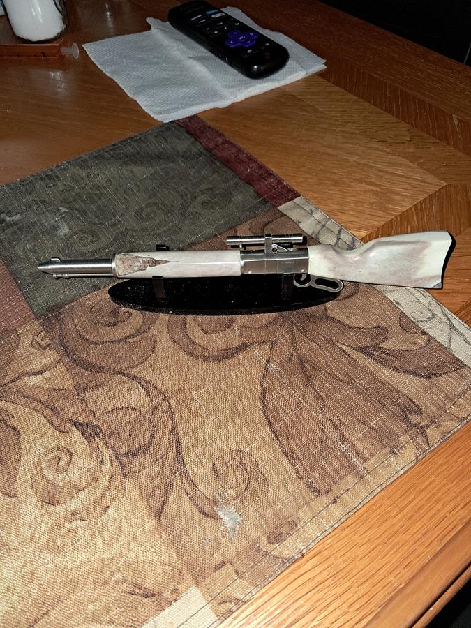 pretty cute lever action pen deer antler pen