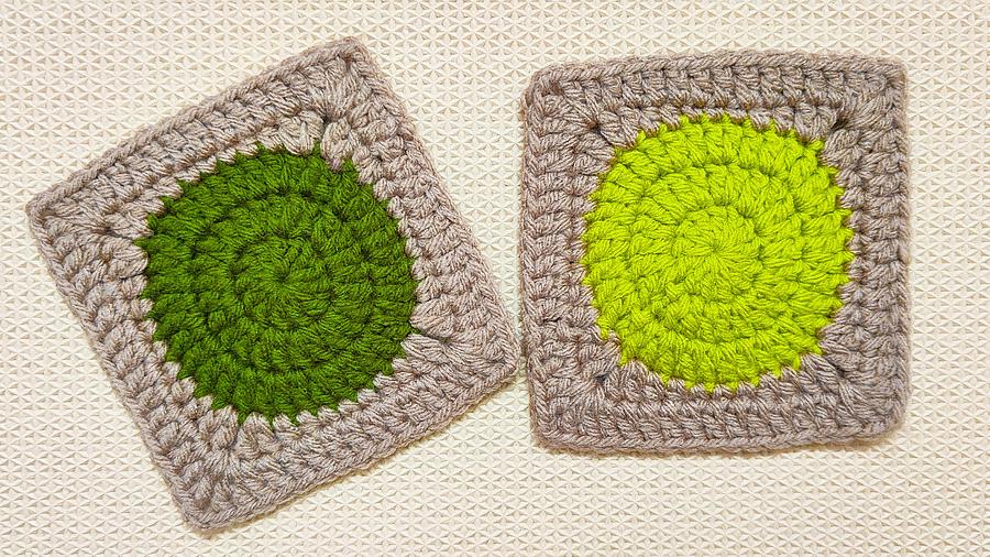 Seamless Solid Crochet Circle To Granny Square Pattern