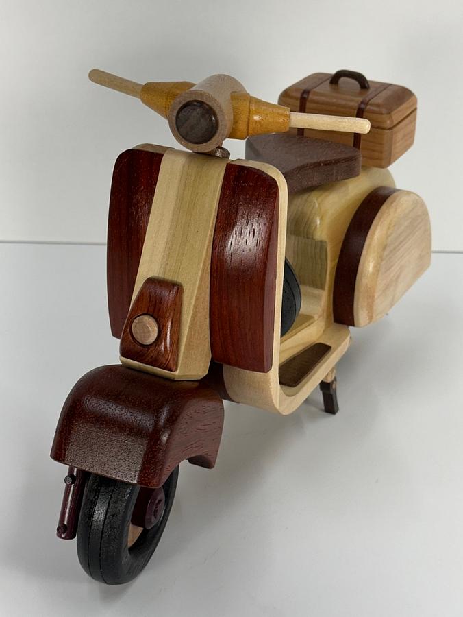 Completed Dutchy Wasp scooter