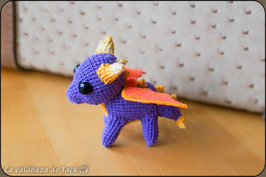 Little Spyro Amigurumi - La Calabaza de Jack