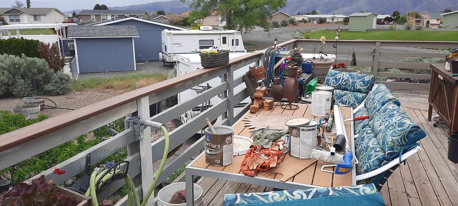 Reparing Deck Railing Using Composite and Granite