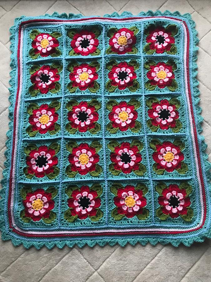 Painted Roses Blanket