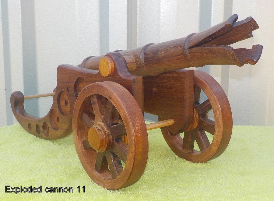 EXPLODED CANNON - Woodworking Project by Sam Shakouri - Craftisian