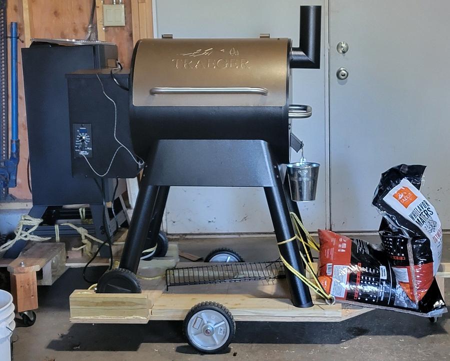 Pellet Grill Cart