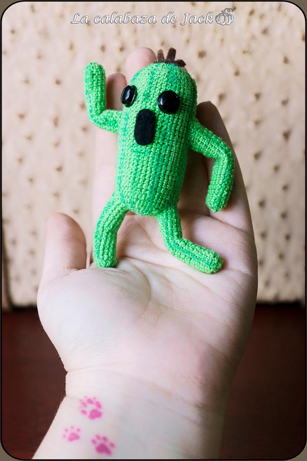 Cactuar Amigurumi - Final Fantasy - La Calabaza de Jack