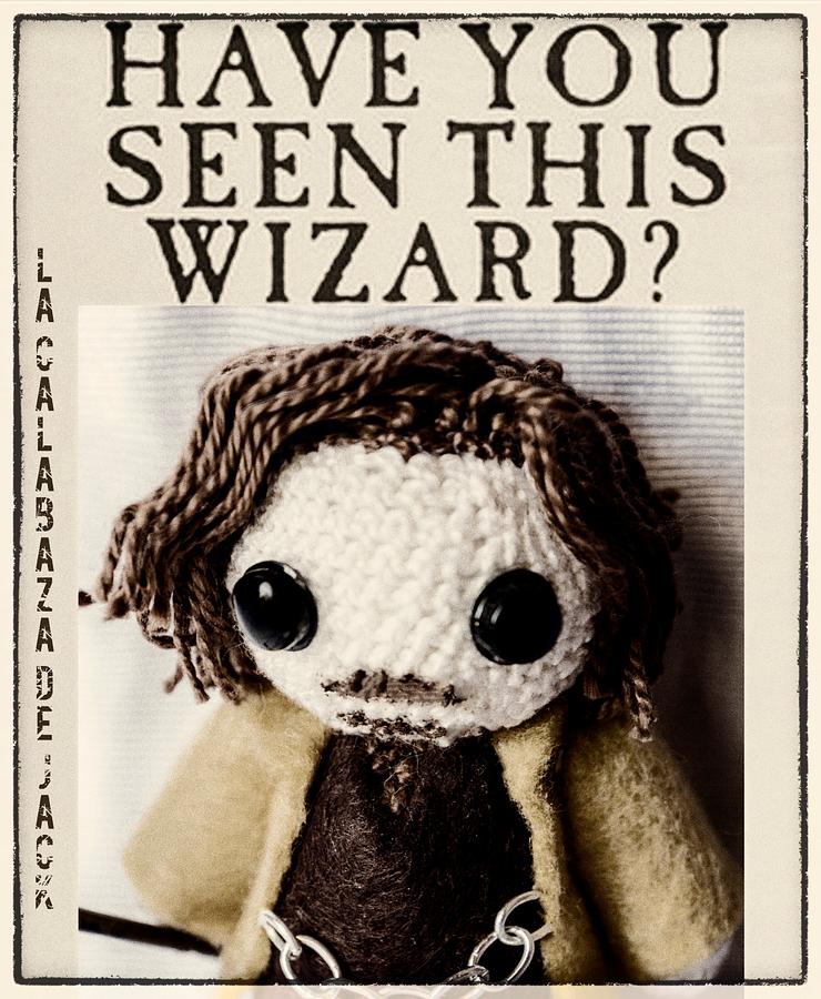 Sirius Black Amigurumi - Harry Potter - La Calabaza de Jack