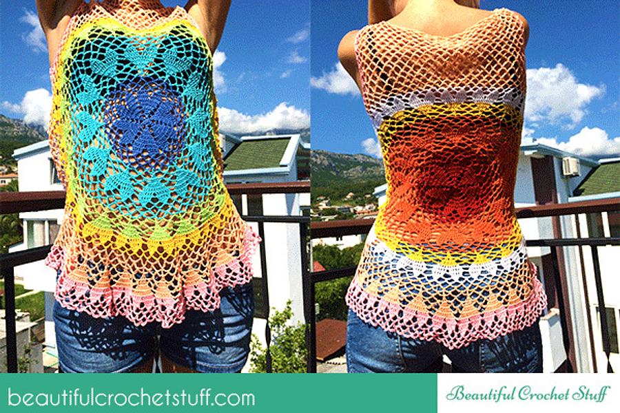 Lovebeat Crochet Top Tutorial