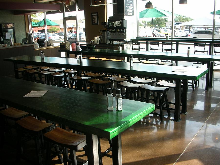 Restaurant tables