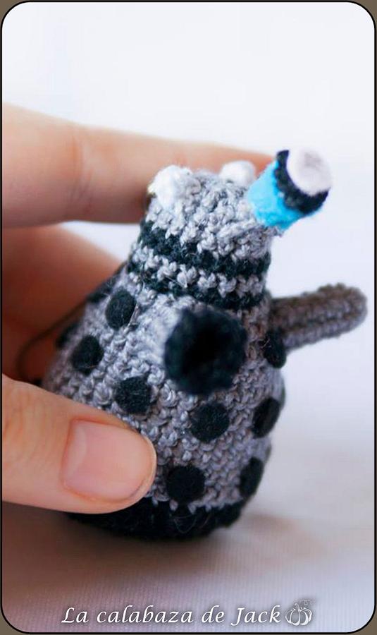 Little dalek Amigurumi - Doctor Who - La Calabaza de Jack