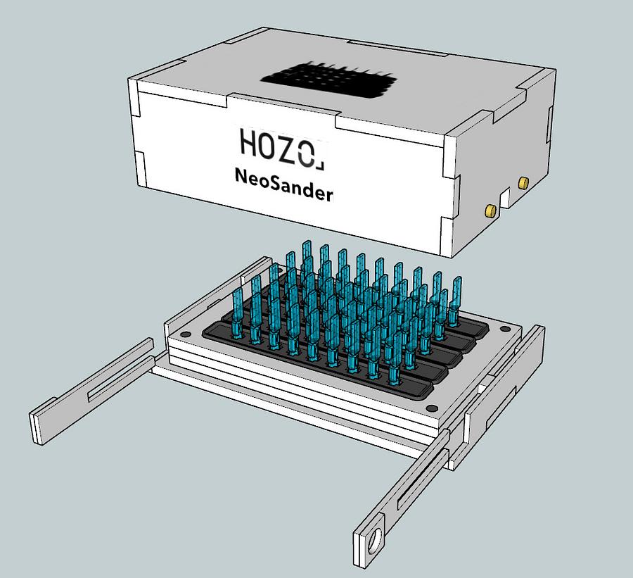 HOZO NeoSander's Unused Heads Box.