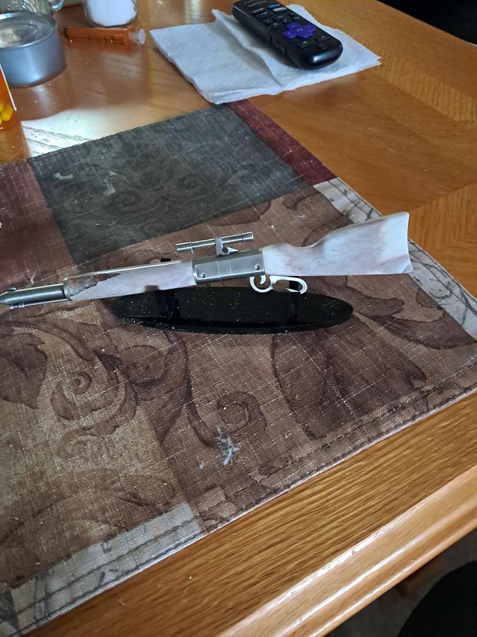 pretty cute lever action pen deer antler pen