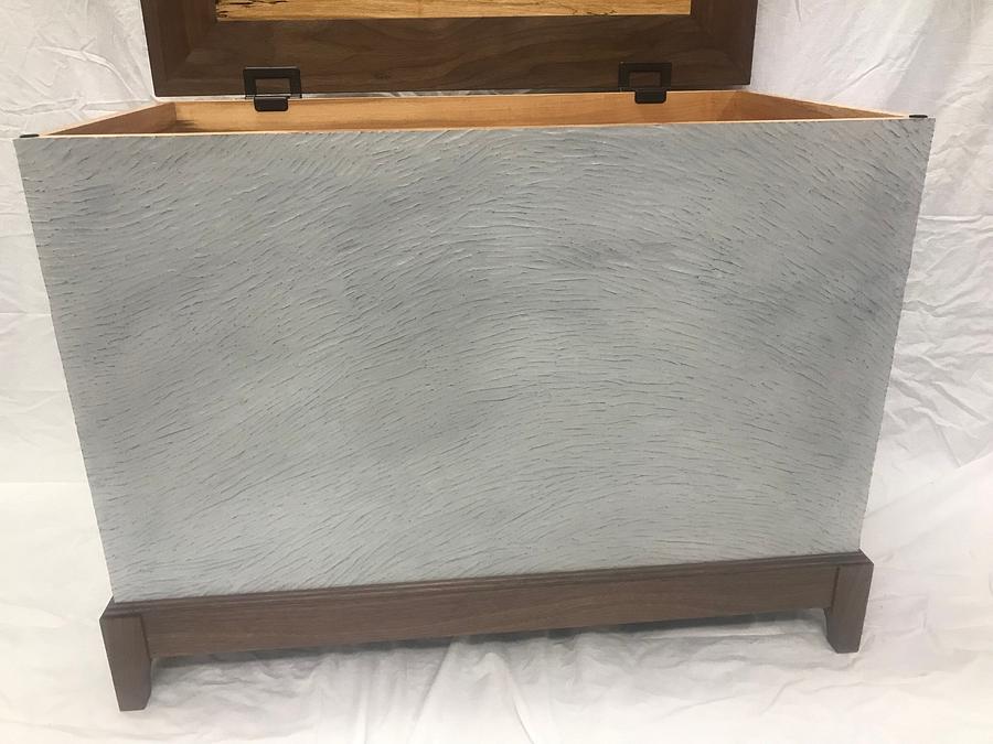 Milk Painted Blanket Chest