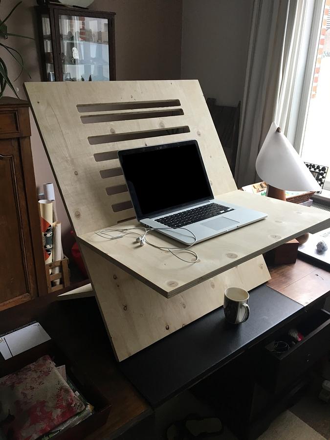 Desktop Standing Desk (the unfinished) 