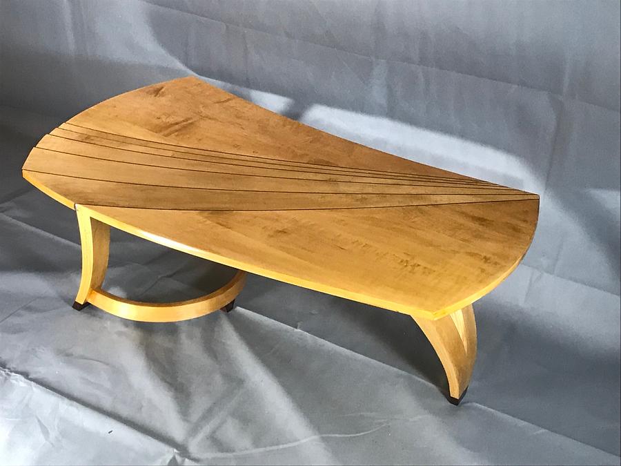Curved Maple Coffee table