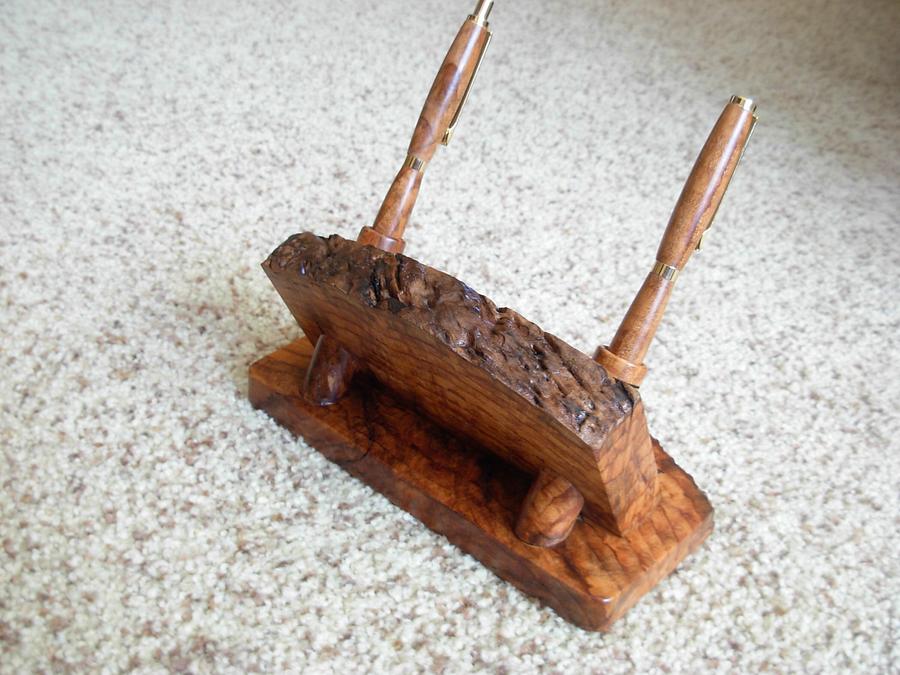 Maple Burl Pen and Pencil Holder