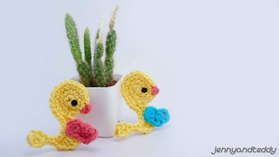 easy duckling applique