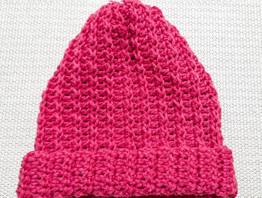 Quick and Easy Crochet Crinkle Hat 