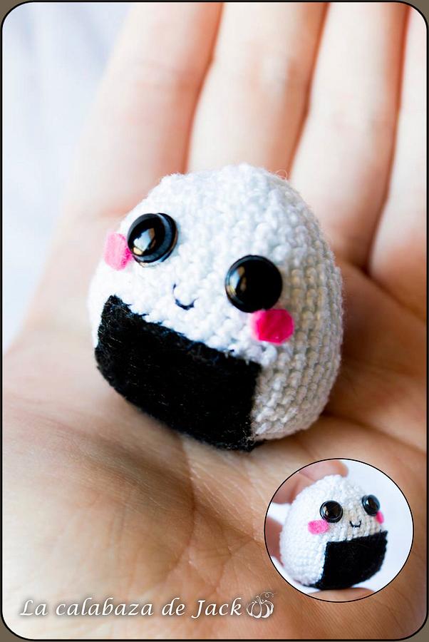 Onigiri Amigurumi - Rice Ball - La Calabaza de Jack