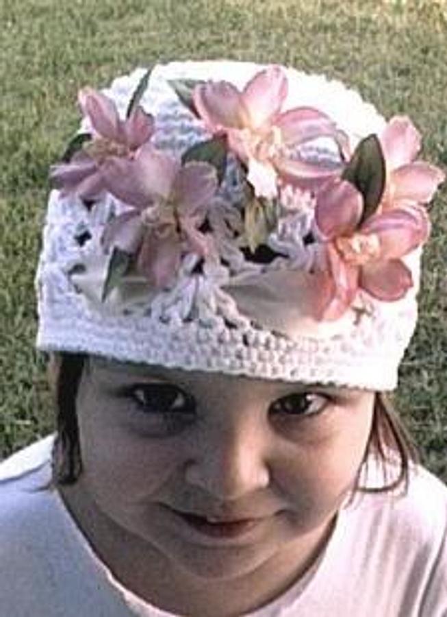 Pink Floral Hat