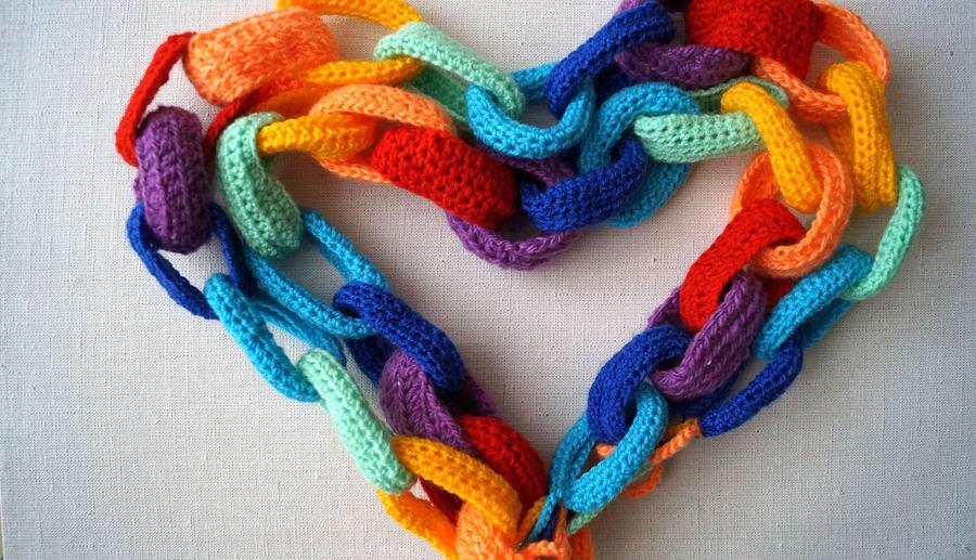 Lovely Rainbow Scarf 