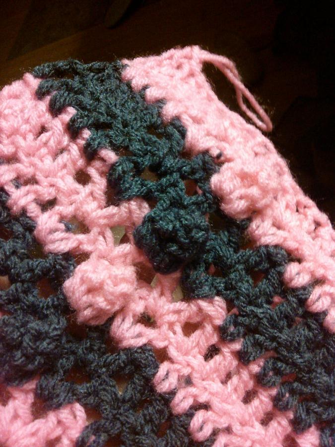 Puff Stitch lapghan