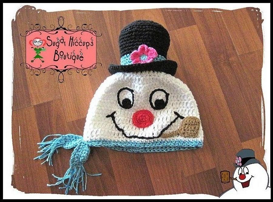 The Frostiest Snowman Crochet Pattern by Heather Macias-Sugar Hiccups Boutique