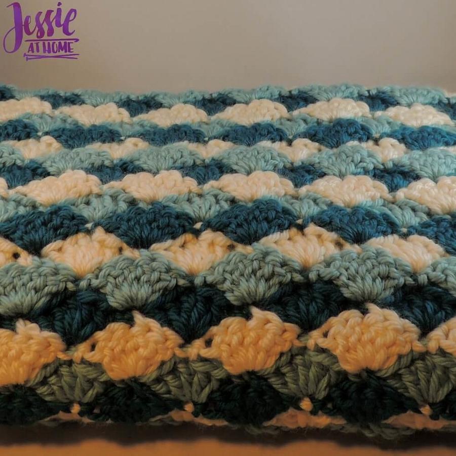 Shell Stitch Baby Blanket