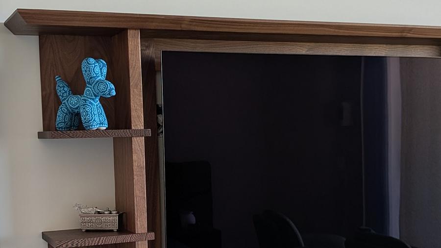 Wall-Mounted Mid-Century Modern TV Cabinet
