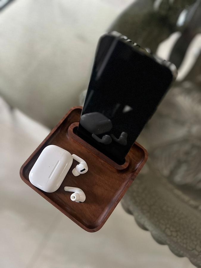 Walnut Phone Holder