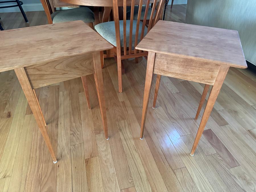 Shaker Style End Tables in Cherry