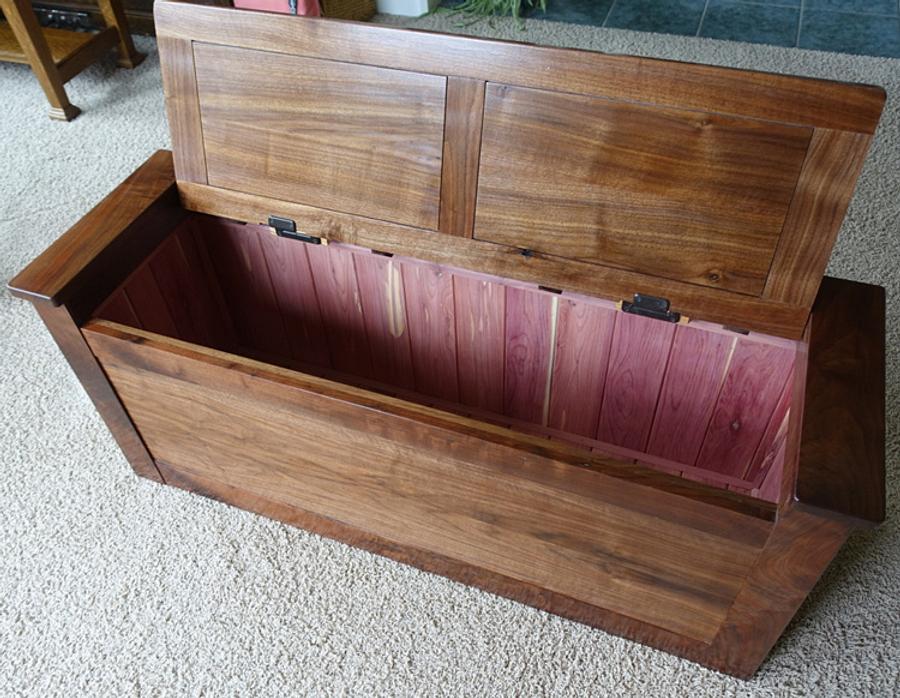 Walnut Chest with Cedar Lining