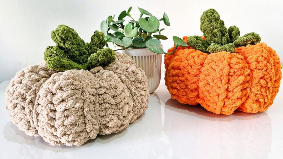 Easy Crochet Pumpkin with Chunky Yarn Cozy Fall Decor